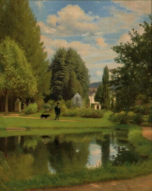 Passeggiata in giardino